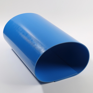 For Sale Are Rolls of Blue Glossy Flat Transportation <strong>Endless</strong> <strong>Conveyor</strong> <strong>Belts</strong> - Product Image 1