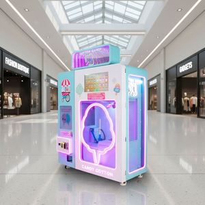 Coin Operated 220V Sugar Vending Games Metal Wooden English Cotton Candy Machine Claw & Crane for Game Centers Amusement - Product Image 3