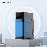 Machine de gravure laser double Jowuey 50W à fibre optique et 40W à diode bleue pour l'identification des métaux et la découpe artisanale du bois