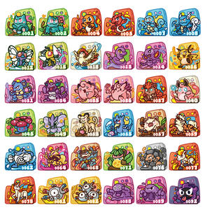 Nouveauté : Aimant de réfrigérateur 3D lenticulaire en forme spéciale de Pokémon, sculpture en cristal Game Boy, cadeau de Noël en acrylique pour <span class=keywords><strong>jeu</strong></span> de société - Product Image 5