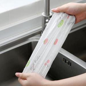 Disposable Printed Dish <b>Cloth</b> Rectangle Non Woven Fabric <b>Kitchen</b> Cleaning <b>Cloth</b> Random Color - Product Image 4