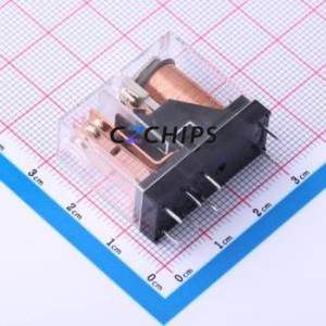 G2R-1-E DC24 Power Relay DIP,12.6x28.6mm Relay 24V 1 Changeover: 1C (SPDT-Changeover)::: 125V-DC/380V-AC Silver Alloy - Product Image 2