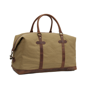 حقائب من القماش الخشن سعة كبيرة للسفر في الهواء الطلق مع معالج قماش مخصص حقيبة بدلة من القماش الخشن - Product Image 1