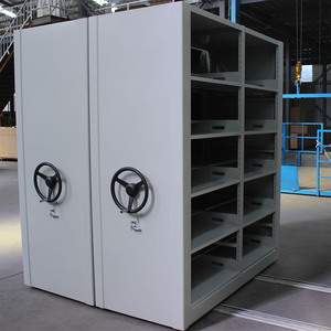 Trung Học Di Động Tập Tin Kệ Sách Đôi Bên Di Chuyển Hướng Dẫn Sử Dụng Hoạt Động Kệ Hệ Thống Kim Loại Kệ Sách - Product Image 1