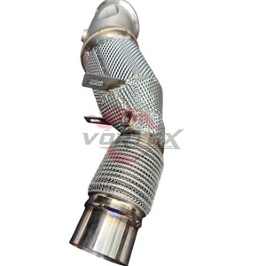 Tubo de escape de alto rendimiento Vortex compatible con B48 G20 325i 330i G30 G38 525i 530i 2.0T Racing Turbo con sistema de protección térmica - Product Image 2