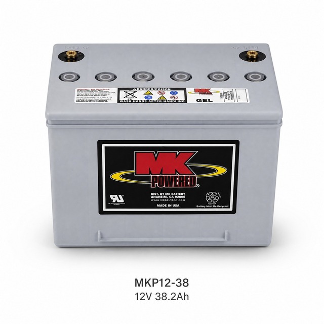DEKA UPS Battery MKP12-38 12V 38Ah Rechargeable Maintenance-Free Sealed Lead Acid AGM