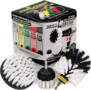 Wire Brush Power Scrubber 3 Pieces Drill Cleaning Brush Set