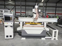 Routeur CNC 4 axes ATC 2030 avec carrousel de changement d'outils automatique, 12 outils, tête pivotante latérale rotative, Syntec 60W-E