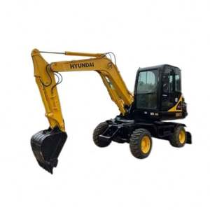 Excavatrice sur pneus Hyundai 60W-7, Corée du Sud, état neuf, garantie 1 an, haute efficacité, équipée de moteur, pompe, boîte de vitesses, roulement - Product Image 1