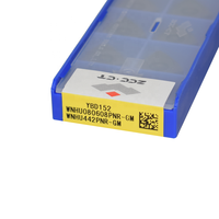 ZCC CT WNHU080608PNR-GM YBC302 YBD152 YBM253 Plaquettes de fraisage indexables en carbure pour tour, outils de coupe CNC, MOQ : 10 pièces