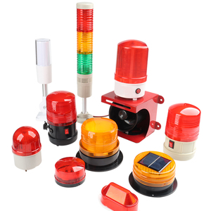 Xoay LED cảnh báo chỉ số ánh sáng LTE-1801 với âm thanh 12V 24V 220V nhấp nháy báo động tín hiệu ánh sáng IP54 ABS/PC Chất liệu huaxi - Product Image 6