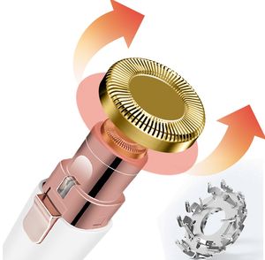 Tondeuse à sourcils et à lèvres USB de haute qualité à bas prix, 2 en 1, épilation électrique, tondeuse à sourcils, rasoir pour femmes - Product Image 3