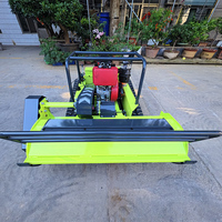 Robot Pemotong Rumput Harga Pabrik Murah, Pengontrol Jarak Jauh, Dapat Merayap di Lereng, Dilengkapi Penggerak Sendiri, Efisien untuk Menyiangi Gulma
