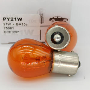 หลอดไฟเบรกรถยนต์มุมแบนราบสำหรับ7506Y <span class=keywords><strong>P21W</strong></span> 7528Y <span class=keywords><strong>Osram</strong></span> โคมไฟ12V P21/5W - Product Image 3