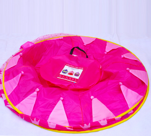 Tienda de juegos para niños de poliéster portátil y plegable ecológica de alta calidad, dosel de cama interior emergente con mosquitera - Product Image 5