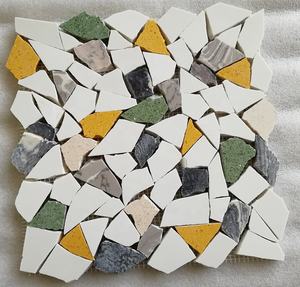 Mezclado colorido <span class=keywords><strong>mosaico</strong></span> de mármol <span class=keywords><strong>azulejos</strong></span> <span class=keywords><strong>rotos</strong></span> Natural de forma Irregular piedra piso <span class=keywords><strong>azulejos</strong></span> de <span class=keywords><strong>mosaico</strong></span> roto de <span class=keywords><strong>mosaico</strong></span> de mármol - Product Image 2