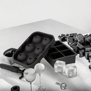 Moule à glaçons en silicone réutilisable, durable, écologique et compatible lave-vaisselle avec couvercles, vente chaude de l'usine chinoise de la marque FL - Product Image 5