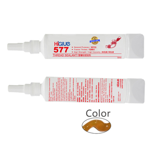 Colla Anaerobica a Lenta Polimerizzazione con Inibizione dell'Ossigeno 577, Adesivo per Filettature e Sigillante a Media Resistenza, Flacone <span class=keywords><strong>da</strong></span> 50ml/250ml - Product Image 1