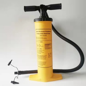 Pompe à main à air gonflable de jouets de piscine de double <span class=keywords><strong>action</strong></span> à volume élevé 4 PSI pompe de taille moyenne jaune de 4 litres - Product Image 2