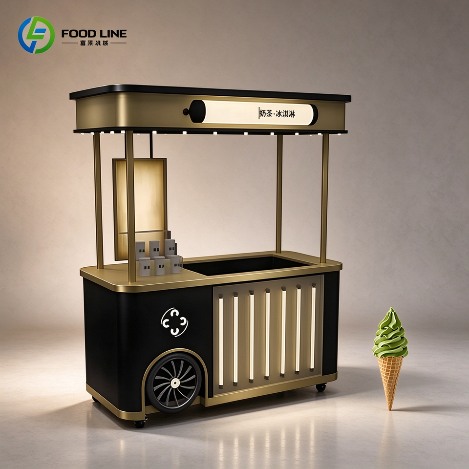 Electric Ice Cream Cart Ice Cream Cart Business Ice Cream Cart Umbrella ...