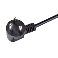 Cable de enchufe de alimentación de cola de 3 pines de Tailandia, extensión de cable de alimentación de CA de cobre puro de 3 núcleos 0, 75mm2 C13 para ordenador portátil Universal 1 2