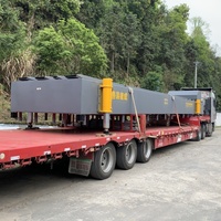 Chargeur/déchargeur de conteneurs entièrement automatique et efficace, camion de 50 tonnes de capacité, construction en fer, fonctionnalités de déchargement et de levage
