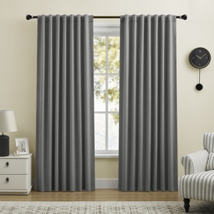 Cortinas Cortas Opacas Para Ventanas Pequeñas 2 Paneles | Meses Sin Interés