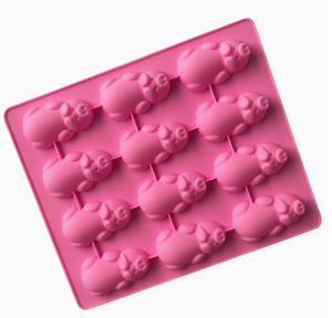 Molde de Silicona Rosa con Forma de Cerdo para Pastel, 12 Cavidades, Fácil Desmolde, Libre de BPA - Product Image 6