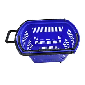 Hot Sell Hochwertige Trolley Lebensmittel Einkaufs wagen Supermarkt wagen Kunststoff Lebensmittel wagen Einkaufs wagen