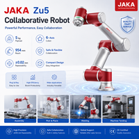 Bras robotisé collaboratif articulé à 6 axes JAKA Zu5 d'origine avec une portée de 954 mm, charge utile de 5 kg, cobot pour le chargement et le déchargement CNC