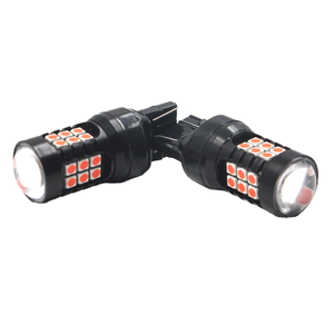 Auto Car LED <strong>Driving</strong> <strong>Lights</strong> Strobe 3030 24SMD LED Bulbs 1156 BA15S P21W 1157 BAY15D BAU15S 7440 7443 3156 LED Brake Turn <strong>Light</strong> - Product Image 1