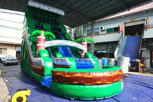 Tobogán Acuático Inflable Comercial para Adultos y Niños <span class=keywords><strong>2021</strong></span>, Tobogán Infantil con Palmera, Económico, con Piscina - Product Image 2