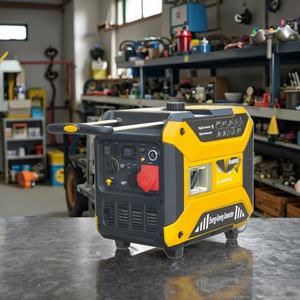 גנרטור בנזין נייד חד פאזי 5 קילוואט עם התנעה חשמלית, מנוע 4 פעימות, מסוג אינוורטר לשימוש ביתי. - Product Image 3