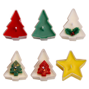 Christmas Scented <b>Tea</b> <b>Light</b> Candle 4-Hour Burn Time Christmas Tree <b>Tea</b> <b>Light</b> Candle Desktop Decoration Creative Ornament Romanti - Product Image 5