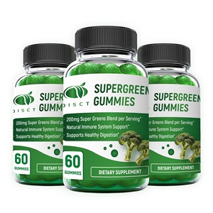 Etiqueta privada Té verde Espinaca, brócoli, Moringa Vitamina Suplemento nutricional Gomitas - Product Image 4