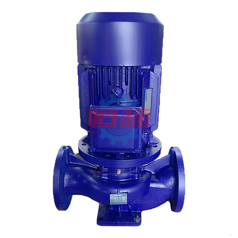 Moteur électrique ISG Type Pipeline vertical Pompe de surpression centrifuge pour eau propre Pompe de circulation d'eau de refroidissement