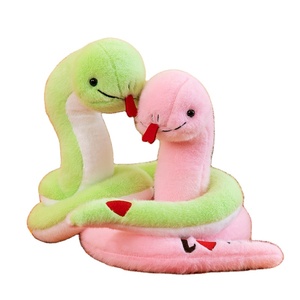 Mới Đến Năm <span class=keywords><strong>2025</strong></span> Con Rắn Coupe Rắn Thú Nhồi Bông Siêu Mềm Phim Hoạt Hình Sang Trọng Đồ Chơi Con Rắn Búp Bê Cho Trang Trí Nội Thất - Product Image 1