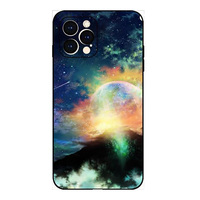 Luxe univers mince cristal clair Silicone housse de téléphone portable pour iPhone 14 13 12 Pro Max 11 XR 7 8 Plus