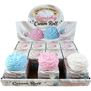New Arrival Simulated Cream Roll Squishy Stress Relief Toy - Product Image 1