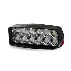 Đèn Pha LED Cho Ô Tô Đèn Pha Lái Xe Ô Tô Màu Trắng 12W/18W/24W Đèn Sương Mù Xe Mô Tô Địa Hình 4X4WD Phụ Kiện Xe Máy 12V