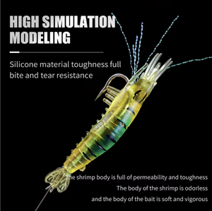 <span class=keywords><strong>Leurre</strong></span> dur BUBBA crevette 90mm 6g, appât de pêche pour bar, <span class=keywords><strong>brochet</strong></span>, lucioperche, avec perles lumineuses, émerillons et hameçons, <span class=keywords><strong>leurre</strong></span> artificiel réaliste pour lac et rivière - Product Image 2