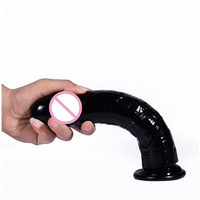 Dildo Erótico Realista Pene Grande de Gelatina Con Ventosa Fuerte Masajeador para Masturbación Femenina Estimulación del Punto G y Clítoris Juguetes Sexuales