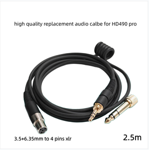 <span class=keywords><strong>Cable</strong></span> de <span class=keywords><strong>Audio</strong></span> de Repuesto para Auriculares Pioneer X10 Over-ear, <span class=keywords><strong>Cable</strong></span> de Repuesto para Auriculares <span class=keywords><strong>Sennheiser</strong></span> HD490PRO - Product Image 2