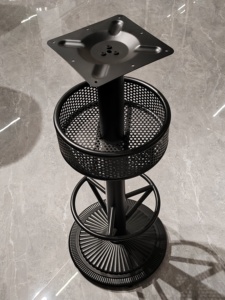 Sillas de Comedor de Plástico PP Estilo Nórdico, Patas de Metal, Tapicería de Microfibra, Apilables, para Exteriores, Cafeterías, Bares, Apartamentos - Product Image 4