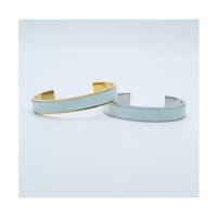 Bijoux plaqué poignet main vente chaude en gros Bracelet sublimation blanc manchette bracelet