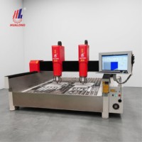 Máquina de Grabado CNC para Lápidas de Granito, Máquina de Grabado CNC de 3 Ejes para Grabado de Lápidas, Maquinaria HUALONG HLSD-2030-2