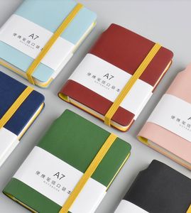 <span class=keywords><strong>Agenda</strong></span> de journal <span class=keywords><strong>agenda</strong></span> avec logo personnalisé A7 avec porte-stylo carnet de poche en cuir PU - Product Image 4