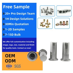 <span class=keywords><strong>Tuercas</strong></span> de remache selladas de acero galvanizado con cabeza plana y cuerpo redondo para fijación resistente <span class=keywords><strong>Tuercas</strong></span> <span class=keywords><strong>Remachables</strong></span> - Product Image 1