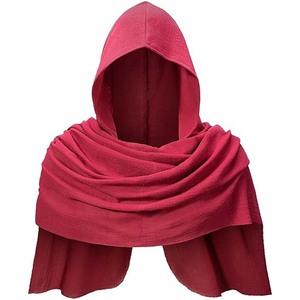 Châle à capuche médiéval de pointe, noir, unisexe, pour adulte, costume de scène, tenue de cosplay - Product Image 5