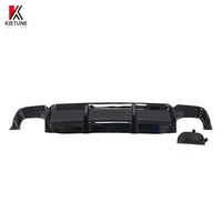 Diffuseur de pare-chocs arrière style M E39 noir brillant pour BMW Série 5 E39 M5 1995-1999, kit carrosserie, accessoires, pièces de tuning